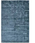 Teppich TOM TAILOR HOME "Shine uni" Gr. 31, blau (aquablau), B:65cm H:8mm L:135cm,
