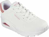 Sneaker SKECHERS "UNO - POP BACK" Gr. 35, rosa (weiß, rosa) Damen Schuhe Sneaker
