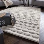 LUXOR living Wollteppich "H&auml;gga" rechteckig 15 mm H&ouml;he Handweb Teppich, reine