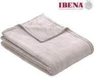 IBENA Wohndecke "Uni Fleecedecke Olbia" einfarbig schick, Kuscheldecke