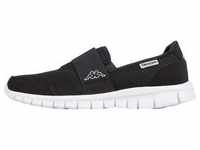 Slipper KAPPA Gr. 47, schwarz-weiß (black, white) Schuhe Sneaker