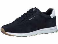 Sneaker TAMARIS Gr. 36, blau (navy, weiß) Damen Schuhe Sneaker mit Wechselfußbett,