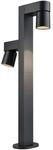Paulmann LED Pollerleuchte "Kimu IP44 822mm 3000K 2x8W 750lm 230V 70 Anthrazit