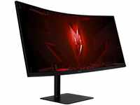 F (A bis G) ACER Curved-Gaming-LED-Monitor "Nitro XV345CUR" Monitore schwarz Monitore