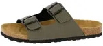 Pantolette LICO "Pantolette Bioline Metal", Herren, Gr. 43, gr&uuml;n, Synthetik, Schuhe