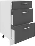 VCM Unterschrank "K&uuml;chenschrank B 50 cm Unterschrank Schublade Esilo" 1 Stk. tlg.