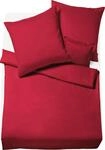 Bettw&auml;sche FLEURESSE "Lech 3089", rot, B/L: 200cm x 220cm, 1 Stk., 2 Stk.,...