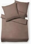 Bettw&auml;sche FLEURESSE "Lech 3089", braun (rostbraun), B/L: 155cm x 220cm, 1 Stk., 1