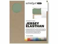 Spannbettlaken SCHLAFGUT "EASY Jersey Elasthan" Laken Gr. B/L: 140-160 cm x 200-220