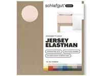Spannbettlaken SCHLAFGUT "EASY Jersey Elasthan" Laken Gr. B/L: 180-200 cm x 200-220