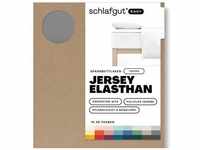 Spannbettlaken SCHLAFGUT "EASY Jersey Elasthan Topper" Laken Gr. B/L: 90-100 cm x