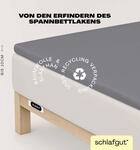 Schlafgut Spannbettlaken "EASY Jersey Elasthan Topper" MADE IN GREEN by OEKO-TEX