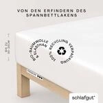 Schlafgut Spannbettlaken "PREMIUM Mako-Zwirn-Jersey, 220 g/m&sup2;, 95%...