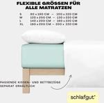 Schlafgut Spannbettlaken "EASY JERSEY ELASTHAN Bettlaken, 170 g/m&sup2;, 95% Baumwolle,