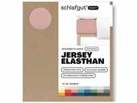 Spannbettlaken SCHLAFGUT "EASY Jersey Elasthan Boxspring" Laken Gr. B/L: 120-130 cm x