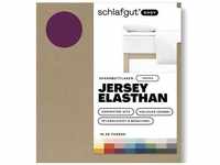 Spannbettlaken SCHLAFGUT "EASY Jersey Elasthan Topper" Laken Gr. B/L: 90-100 cm x