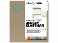 Spannbettlaken SCHLAFGUT "EASY Jersey Elasthan Topper" Laken Gr. B/L: 120-130 cm x