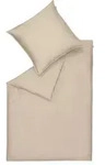 Bettwäsche "Pure in Gr. 135x200, 155x220 oder 200x200 cm", beige (sand, beige,
