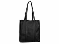 Shopper GABOR "Elfie" Gr. B/H/T: 30 cm x 33 cm x 9,5 cm, schwarz Damen Taschen