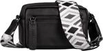 TOM TAILOR Denim Handtasche "Mena" weiches Material und betont durch farbenfrohe