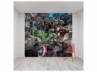 MARVEL Fototapete "Avengers" Tapeten Mehrfarbig - 300x280cm Gr. B/L: 3 m x 2,8 m,