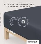 Schlafgut Spannbettlaken "PURE BOXSPRING Bio-Baumwolle mit Elasthan, 170 g/m&sup2;,