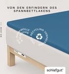 Schlafgut Spannbettlaken "PURE TOPPER Bio-Baumwolle mit Elasthan 170 g/m&sup2; f&uuml;r