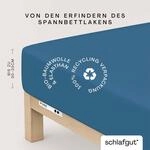 Schlafgut Spannbettlaken "PURE Bio-Baumwolle mit Elasthan, 170 g/m&sup2;, Bettlaken,
