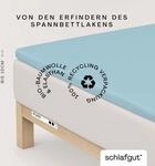 Schlafgut Spannbettlaken "PURE TOPPER Bio-Baumwolle mit Elasthan 170 g/m&sup2; f&uuml;r