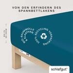 Schlafgut Spannbettlaken "PURE Bio-Baumwolle mit Elasthan, 170 g/m&sup2;, Bettlaken,