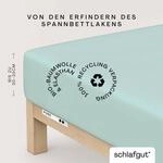 Schlafgut Spannbettlaken "PURE Bio-Baumwolle mit Elasthan, 170 g/m&sup2;, Bettlaken,
