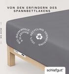 Schlafgut Spannbettlaken "PURE BOXSPRING Bio-Baumwolle mit Elasthan, 170 g/m&sup2;,
