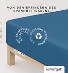 Schlafgut Spannbettlaken "PURE BOXSPRING Bio-Baumwolle mit Elasthan, 170 g/m&sup2;,