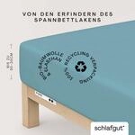 Schlafgut Spannbettlaken "PURE Bio-Baumwolle mit Elasthan, 170 g/m&sup2;, Bettlaken,