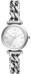 Quarzuhr FOSSIL "CARLIE MINI", silber (silberfarben, silberfarben), Armbanduhren,