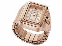 Uhrenring FOSSIL "RAQUEL WATCH RING" Armbanduhren rosegold (roségoldfarben) Damen