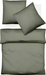 Bettw&auml;sche FLEURESSE "Lech 3089", gr&uuml;n (oliv), B/L: 155cm x 220cm, 1 Stk., 1...