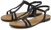 Vivance Sandale "offener Schuh" Sandalette, Sommerschuh mit raffinierten Riemchen