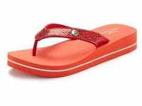 Badezehentrenner VENICE BEACH Gr. 40, orange (rot) Damen Schuhe Dianette