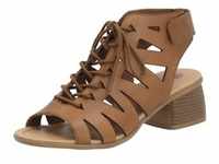 Sandalette REMONTE Gr. 36, braun Damen Schuhe Schnürsandalen