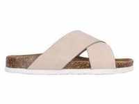 Sandale CRUZ "Musoni" Gr. 36, weiß (offwhite) Damen Schuhe Pantolette Schlappen