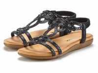 Sandale VIVANCE Gr. 37, schwarz Damen Schuhe Keilsandaletten Sandalette, Sommerschuh