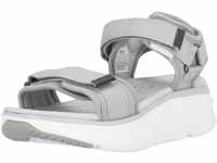 Sandale CRUZ "Nelhate" Gr. 36, grau (grau, weiß) Damen Schuhe Sandalen mit