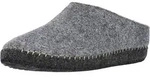 Hausschuh MOLS "Sinaka", Herren, Gr. 37, grau (hellgrau), Synthetik, Schuhe