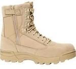 Stiefel BRANDIT "Brandit Tactical Zipper Boots", Damen, Gr. 43, camel, Polyamid,