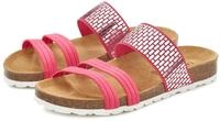 Pantolette LASCANA "Mule, Sandale, offener Schuh, Sommerschuh", Damen, Gr. 36, pink,