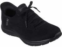 Slip-On Sneaker SKECHERS "VIRTUE-DIVINITY" Gr. 35, schwarz (schwarz, uni) Damen
