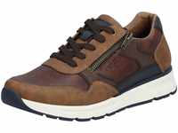 Sneaker RIEKER Gr. 40, braun (braun, kombiniert) Herren Schuhe...