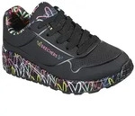 Sneaker SKECHERS "UNO LITE-LOVELY LUV", M&auml;dchen, Gr. 37, schwarz (schwarz, multi,