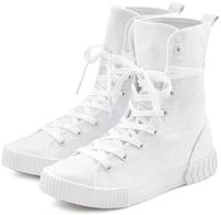LASCANA Stiefelette im Combat Look, High Top Sneaker, Schn&uuml;rschuh, Textil-Boots